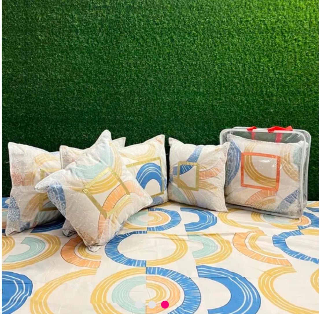Amrita Printed Cotton Bedsheet - Color: Many