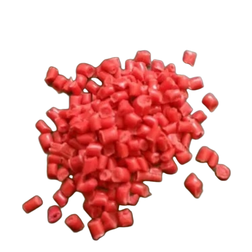 Red plastic granule