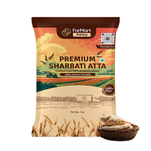 Farmart Mp Sharbati Atta 5kg 