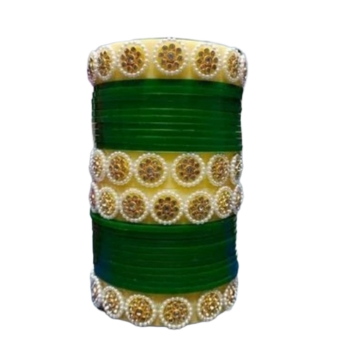 Green Imitation Bangle Set
