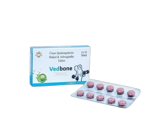 Cissus Quadrangularis Hadjod Ashwagandha Tablets - Brand Name: Vedbone