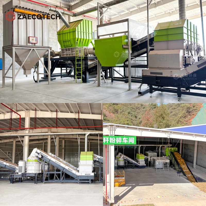 Used Waste Wood Pallet Shredder For Sale For Waste To Energy Plant System - Application: Industrial