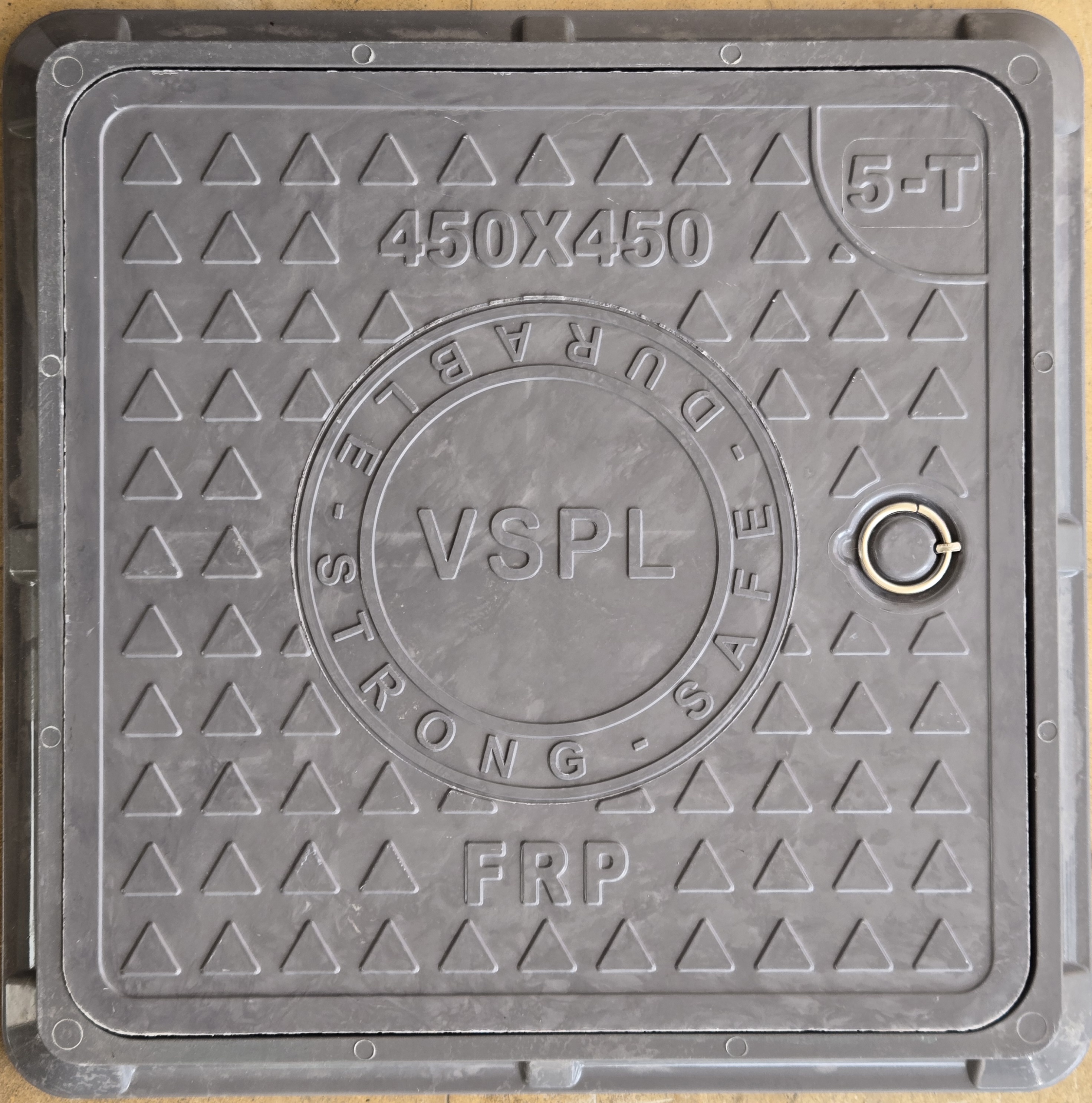 Frp Manhole Cover 450X450Mm - Dimensions: 450 X 450 Millimeter (Mm)