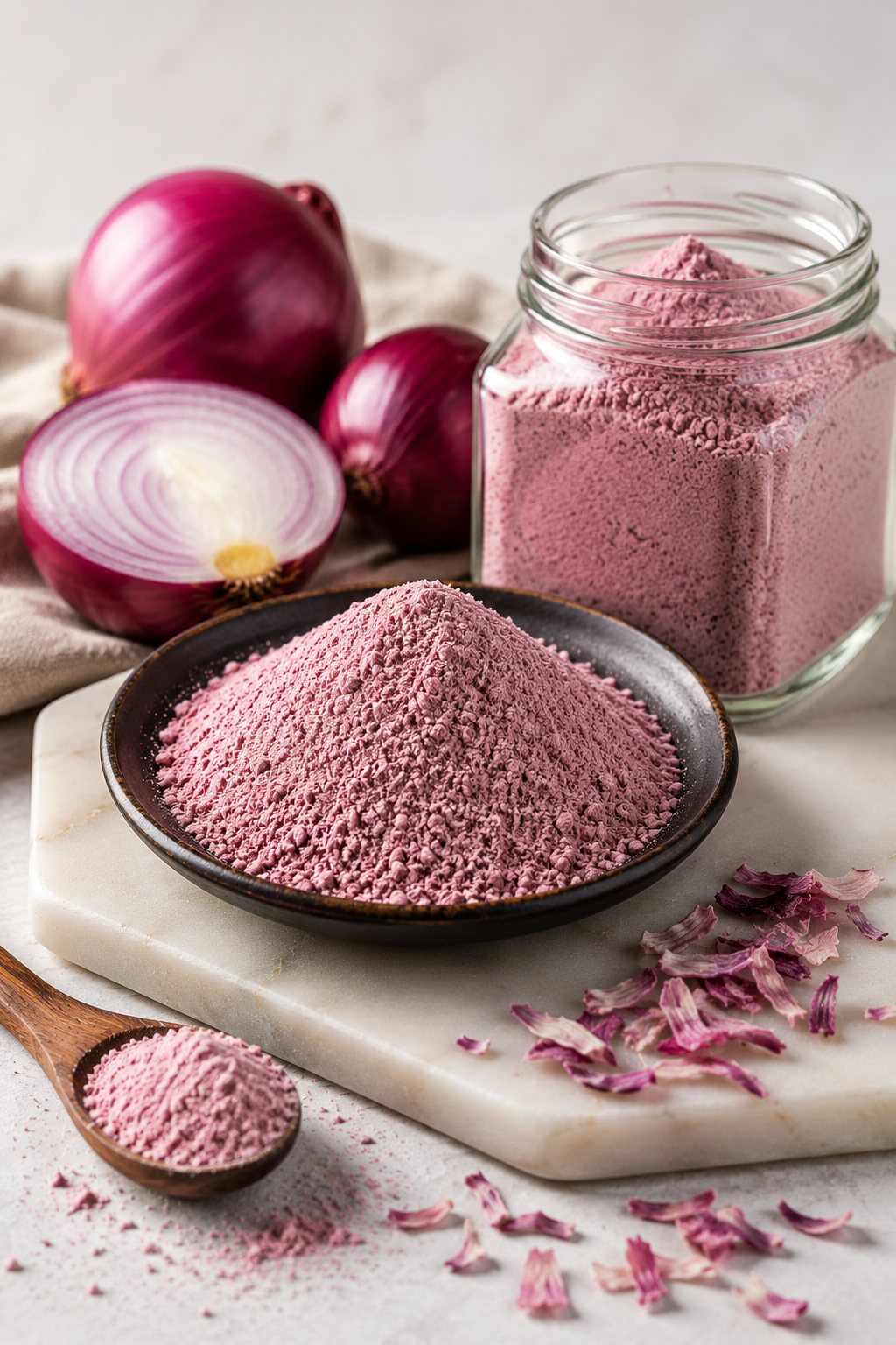 Red Onion Powder - Color: Light Pink To Cream
