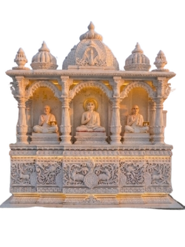 Marble Home Temple - Color: White