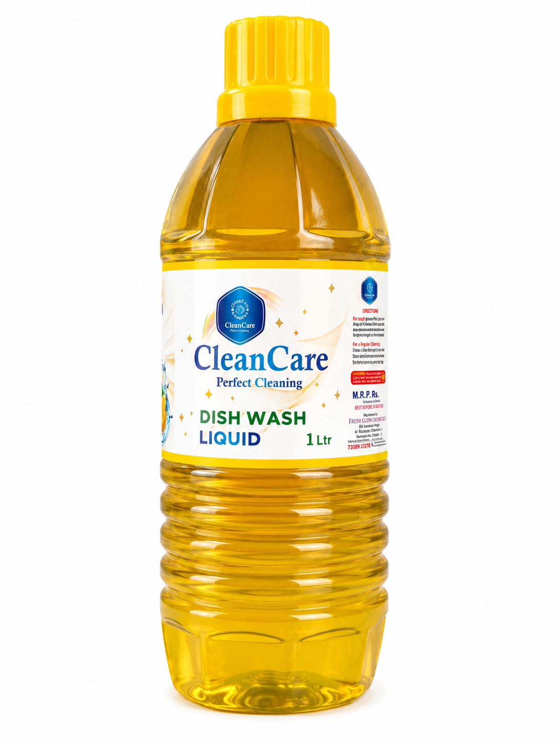 Cleancare Dishwash Liquid - Color: Yello
