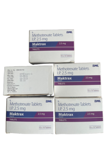 Methotrexate Tablets Ip 2.5Mg - Origin: Indian