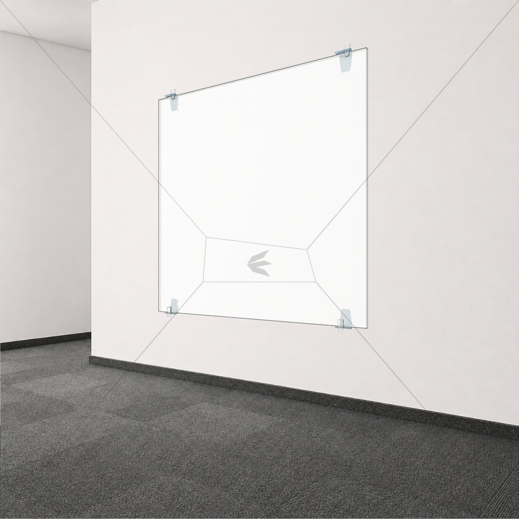Etalage Klic Clakx Tile Display Clamp - Color: Silver