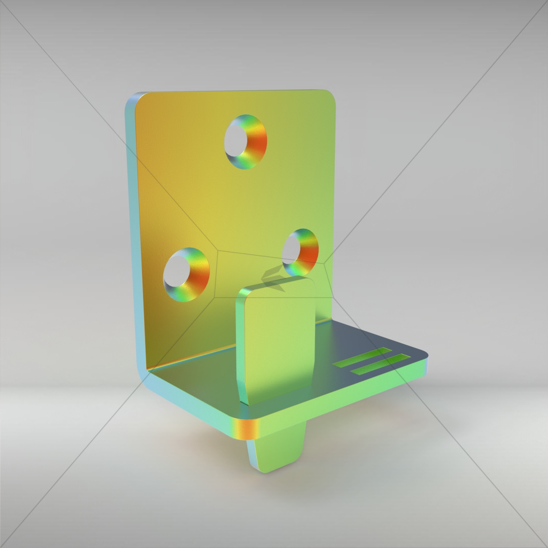 Klic Clak Step Heavy Duty Tile Display Clamp For Large Format Porcelain Stone And Quartz Slabs - Color: Rainbow