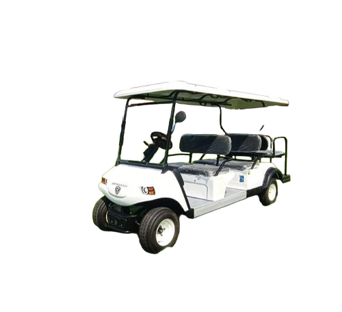 Electric Golf Cart - Color: White