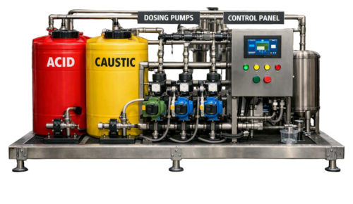 Chemical Dosing Skid - Capacity: 500 Ltr/Hr