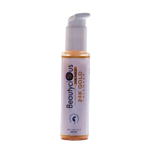 24k Gold Face Wash - Color: Golden