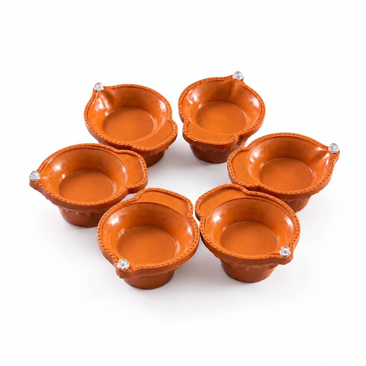 Led Water Sensor Diya - Color: Orange