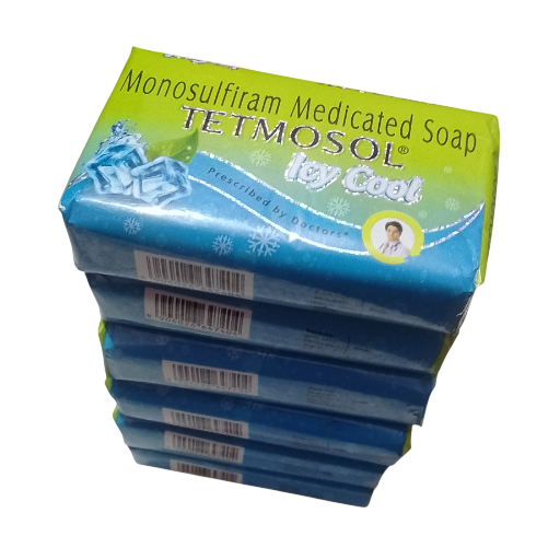 Tetmosol Ice Cool Medicated Soap (6u X 75gms) - Feature: Antiparasitic & Scabicidal Action