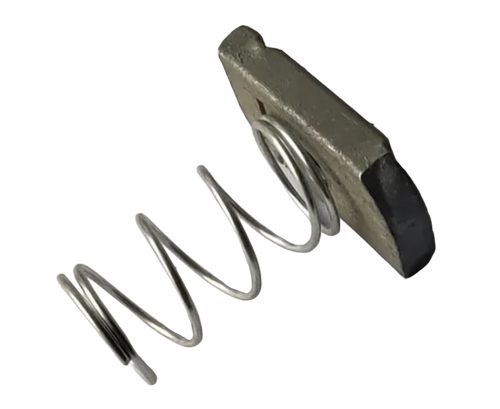 3 Inch Mild Steels Spring Nut - Color: Silver