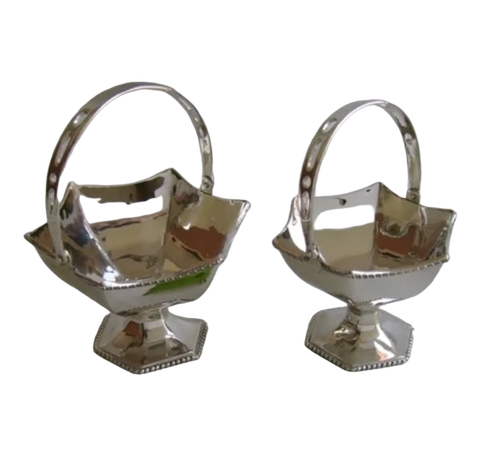 Brass Silver Basket - Mount Type: Table Top