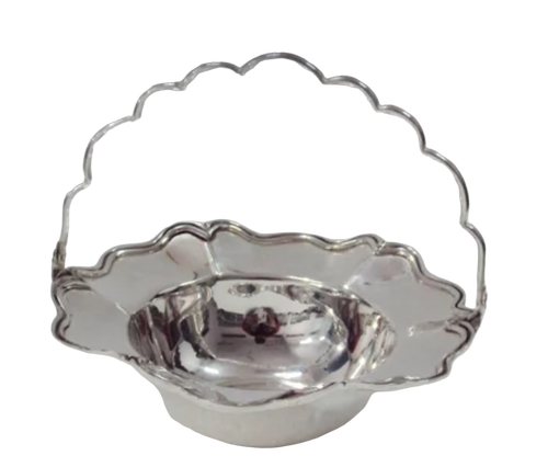 Silver Plated Candy Basket - Metal Type: Stainless Steel
