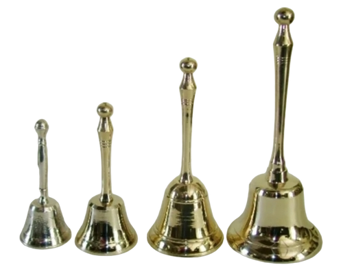 Brass Hand Bell - Design Type: Elegant