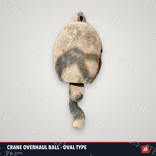 Used Crane Overhaul Ball Headache Ball With Swivel Hook 10-12.5 Ton