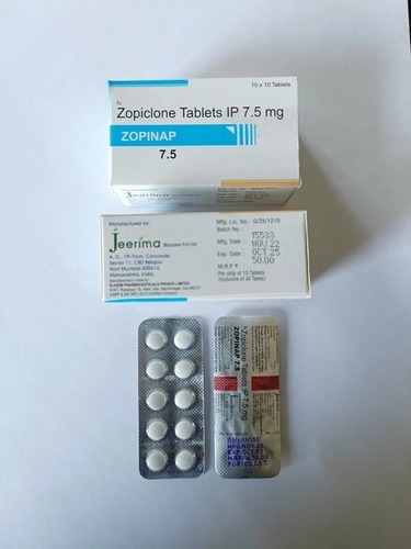 Smooth Delivery zopiclone tablets ip 7.5 mg zopinap