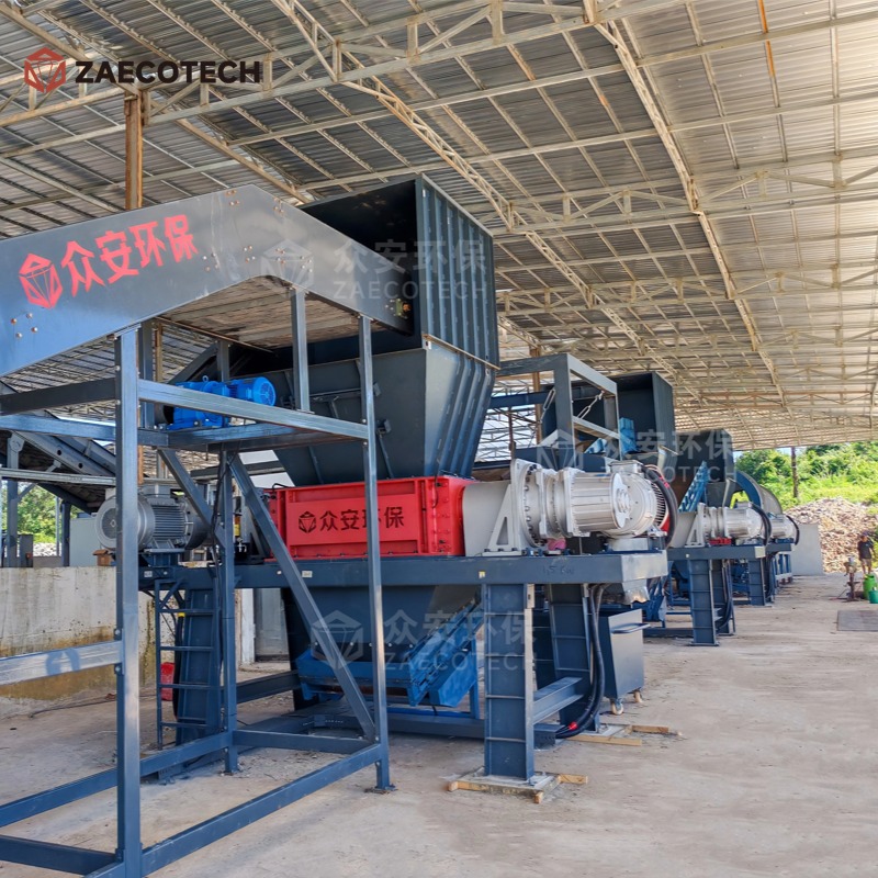 Industrial Municipal Waste Shredder For Recycling And Size Reduction - Automatic Grade: Automatic