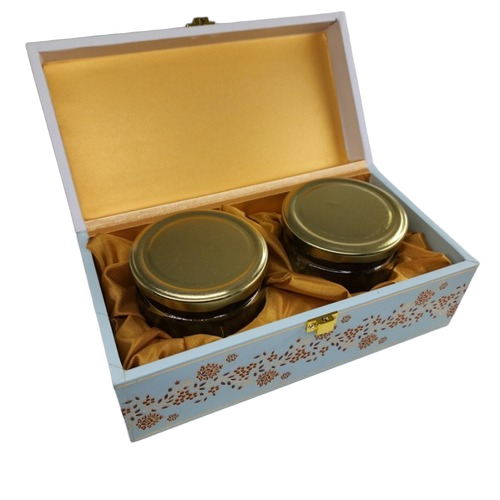 MDF Mint Floral 2 Jar Gift Box Pastel Wedding Favor and Baby Shower Hamper Box