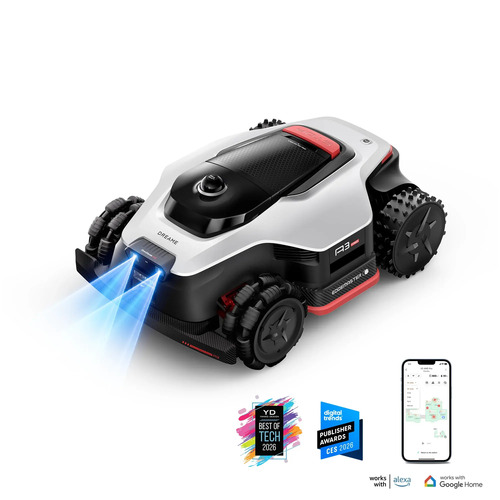 New Dreame A3 New AWD Pro Robot Lawn Mower 28V Cordless 5000W 300L Grass Box 3-Year Warranty