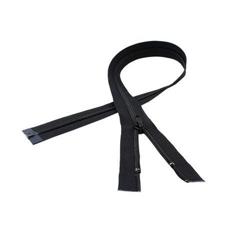 Garment Zipper - Color: Black