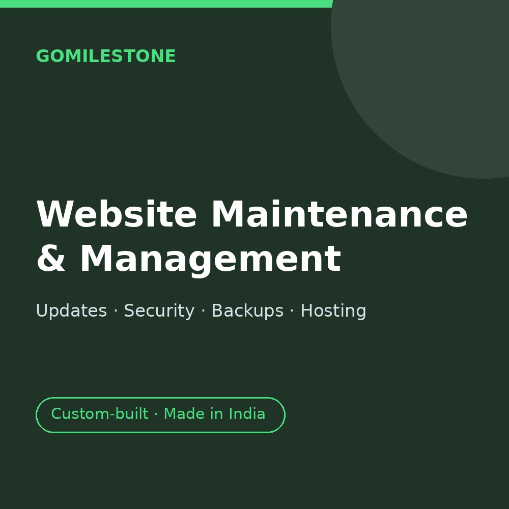 Website Maintenance Services