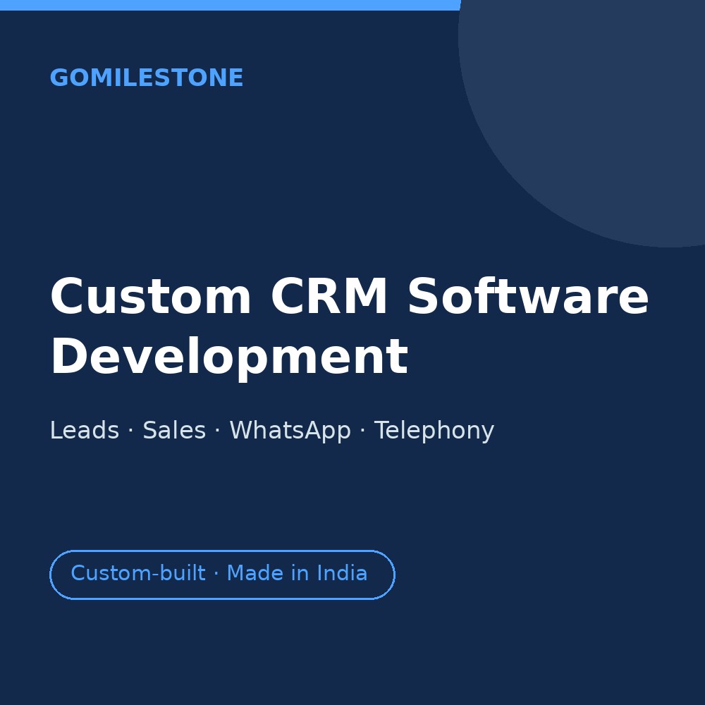 Custom Crm Development Services - Application: Computer