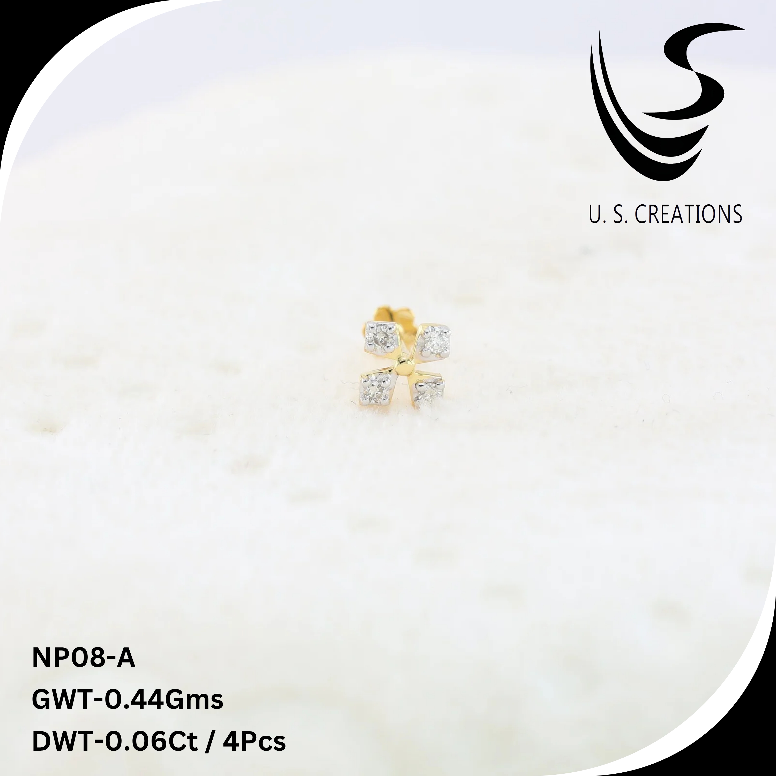 Diamond Nose Pin - Gender: Women's