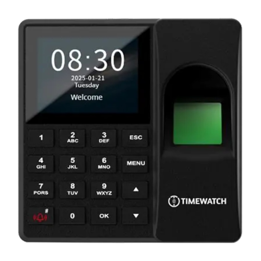 Timewatch Bio-20 Compact Fingerprint Attendance Machine (usb) - Processor Speed: 0.5 Sec