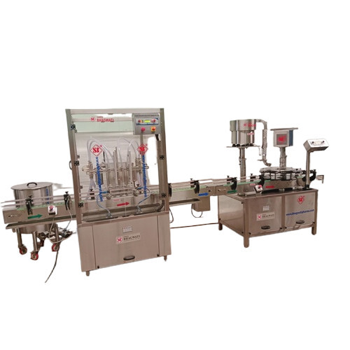 Volumetric Vial and Bottle Filling Machine - Stainless Steel 304/316, Compact Portable Design | Automatic Control System, Maintenance Free Model, Custom Capacity