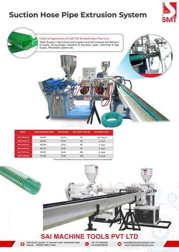 plastic pipe extrusion line