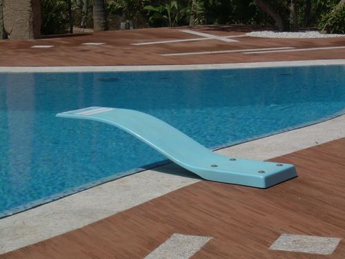 Diving Board - Totally Anti-corrosive Reinforced Frp, 1.60m Length & 0.40m Width - Handcrafted With Italian Supervision For Superior Quality