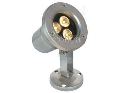 Grey Quality Approved Led Underwater Light 3W