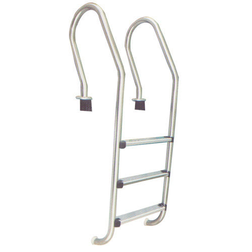 Silver Finish Stainless Steel Swimming Pool Ladder