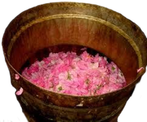शुद्ध गुलाब के फूल का तेल