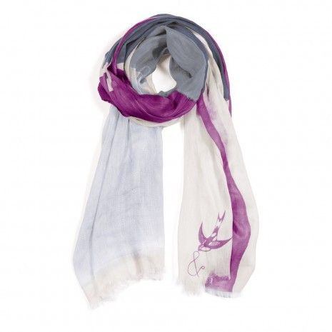 Drop Print Viscose Scarf