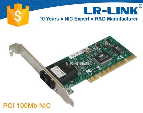 Lr-Link LRec7020pF 100fx Pci 32-बिट फास्ट ईथरनेट इंटरफेस कार्ड Sc पोर्ट फाइबर निक