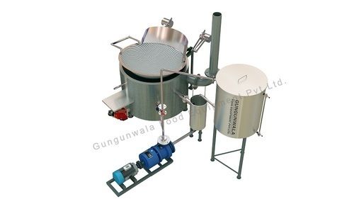 Chips Fryer - Semi-Automatic Design, Efficient Oil Consumption , Advanced Tilting System for Effortless Unloading