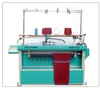 Semi-Automatic Flat Bed Knitting Machine 