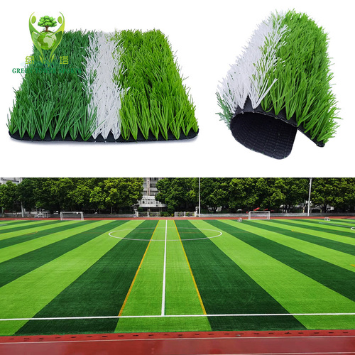 Natural Looking Artificial Grass For Garden - Color: Dark Green + Light Green
