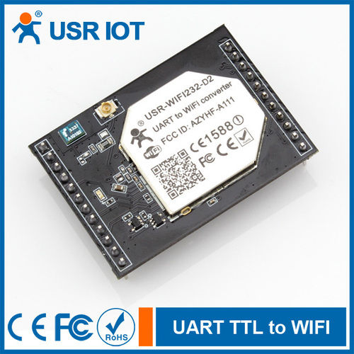 High Performance Serial UART to Wifi 802.11 Module with Dual LAN