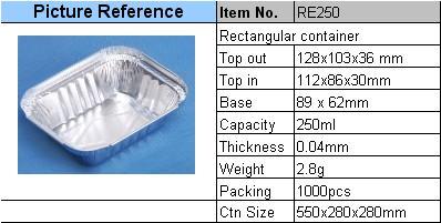 Aluminium Foil Container