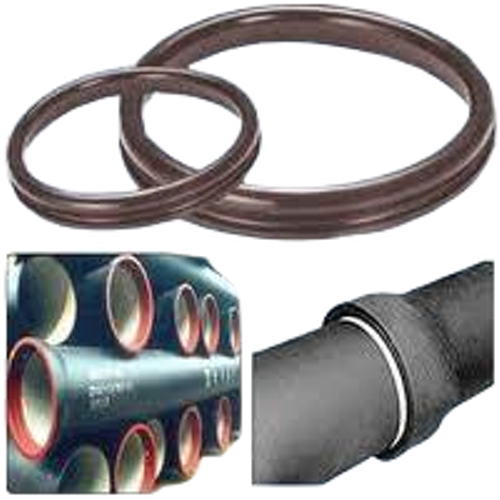 Ductile Iron Pipe Gasket - Rubber Ring Gasket, 80-1000 mm , SBR/EPDM Material, ISI Marked