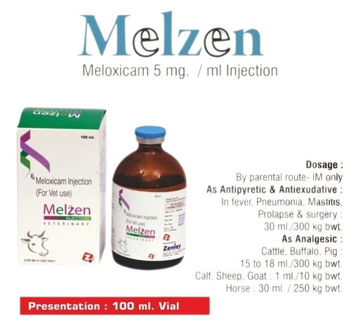 Liquid Meloxicam Veterinary Injection