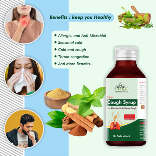 Cough Syrup - Fast-Acting Relief for Throat Irritation, Chest Congestion, Headache and Body Pain