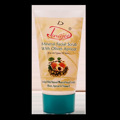 Denajee Mineral Facial Scrub With Olives Apricot 150Gm Color Code: Light Orange