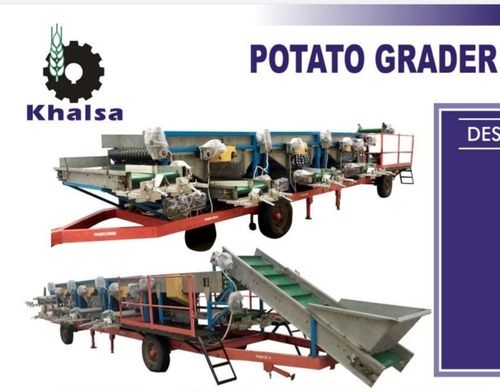 Onion And Potato Grader Machines Capacity: 1 Or 2 Or 3 T/Hr